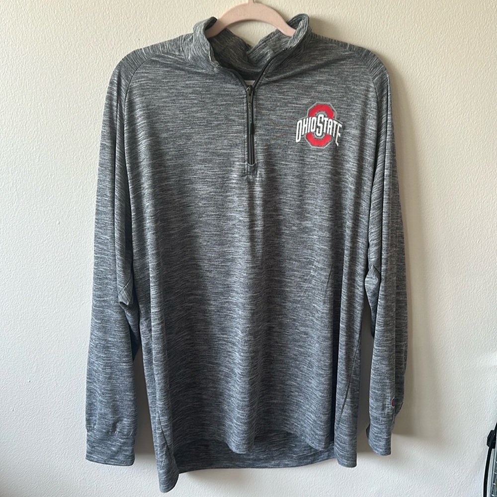 Men's L Champion Ohio State Quarter Zip